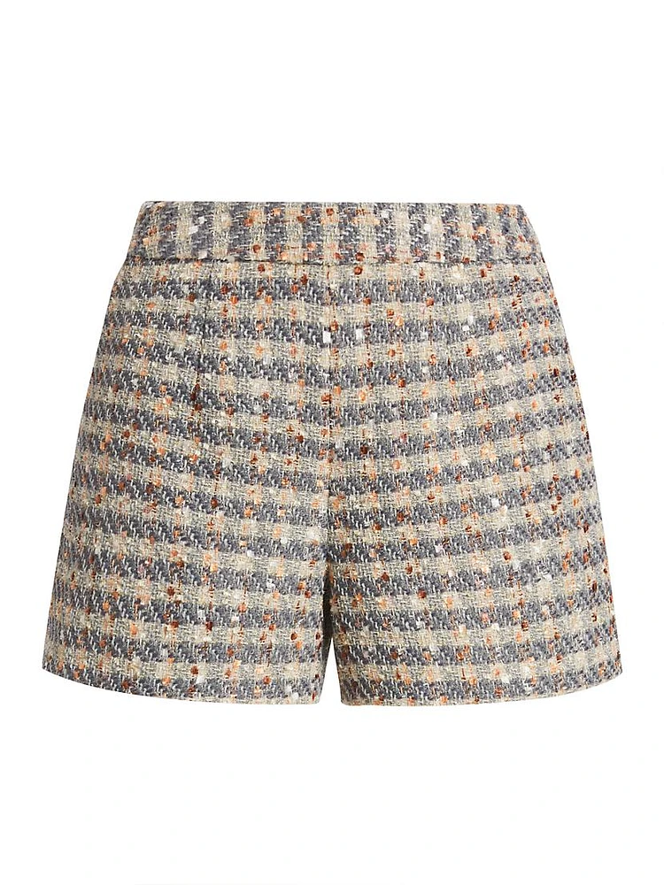 Ashton High-Rise Tweed Shorts