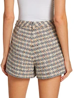 Ashton High-Rise Tweed Shorts