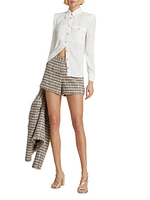 Ashton High-Rise Tweed Shorts