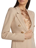 Kenzie Metallic Knit Blazer