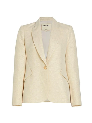 Chamberlain Linen-Cotton Blazer