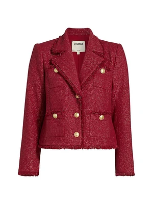 Sylvia Metallic Tweed Jacket