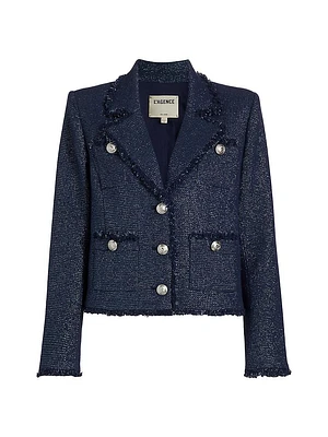 Sylvia Metallic Tweed Jacket