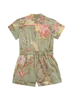 Little Girl's & Waverly Floral Playsuit