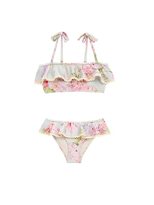 Little Girl's & Halliday Frill Bikini Set