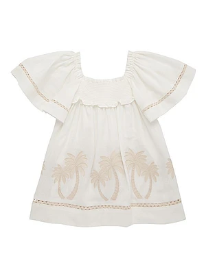 Little Girl's & Girl's Waverly Flutter Sleeve Dress