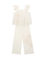 Little Girl's & Halliday Denim Pants