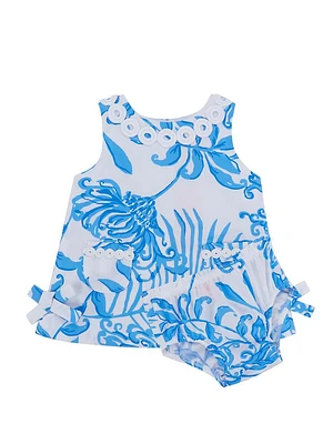 Baby Girl's Lilly Shift Dress & Bloomers Set