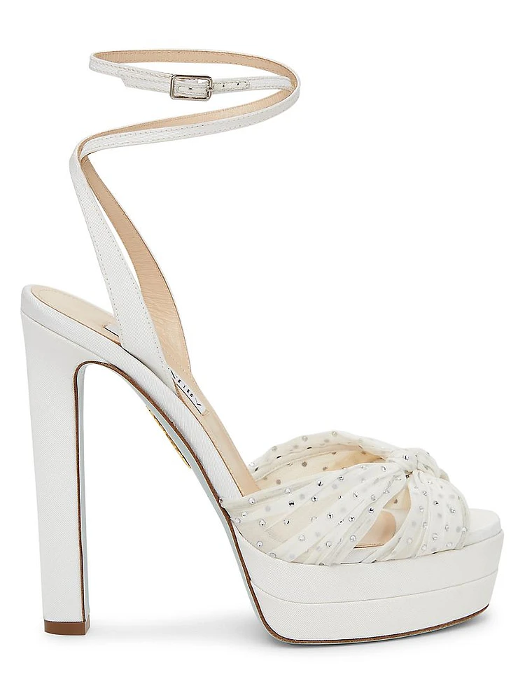 Slow Kisses 130MM Crystal-Embellished Platform Sandals