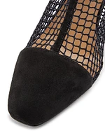 Amore 75MM Mesh Suede Booties