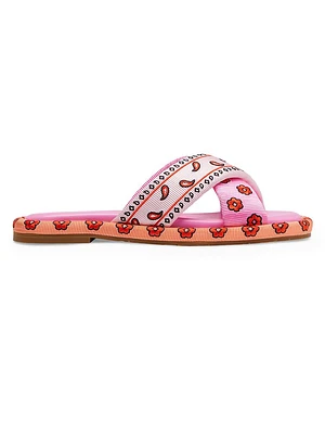 Rio Bandana Patchwork Slides