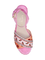 Rio Bandana Patchwork Platform Sandals