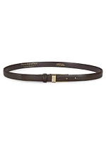 Leather Skinny Belt