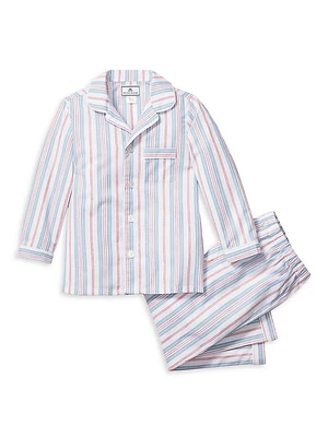 Little Kid's & Vintage French Stripes Pajama Set