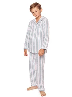 Little Kid's & Vintage French Stripes Pajama Set