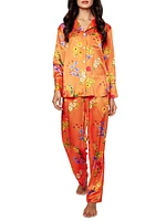 Mulberry Silk Botanical Pajama Set