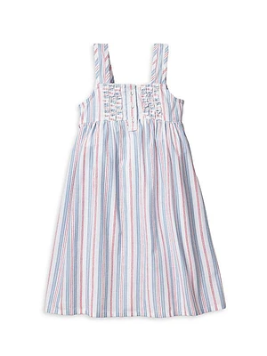 Little Girl's & Girl's Vintage French Stripes Charlotte Nightgown