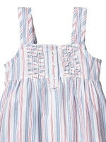 Little Girl's & Vintage French Stripes Charlotte Nightgown