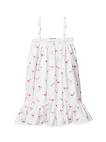 Little Girl's & Flamingo Lily Nightgown