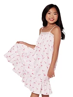 Little Girl's & Flamingo Lily Nightgown