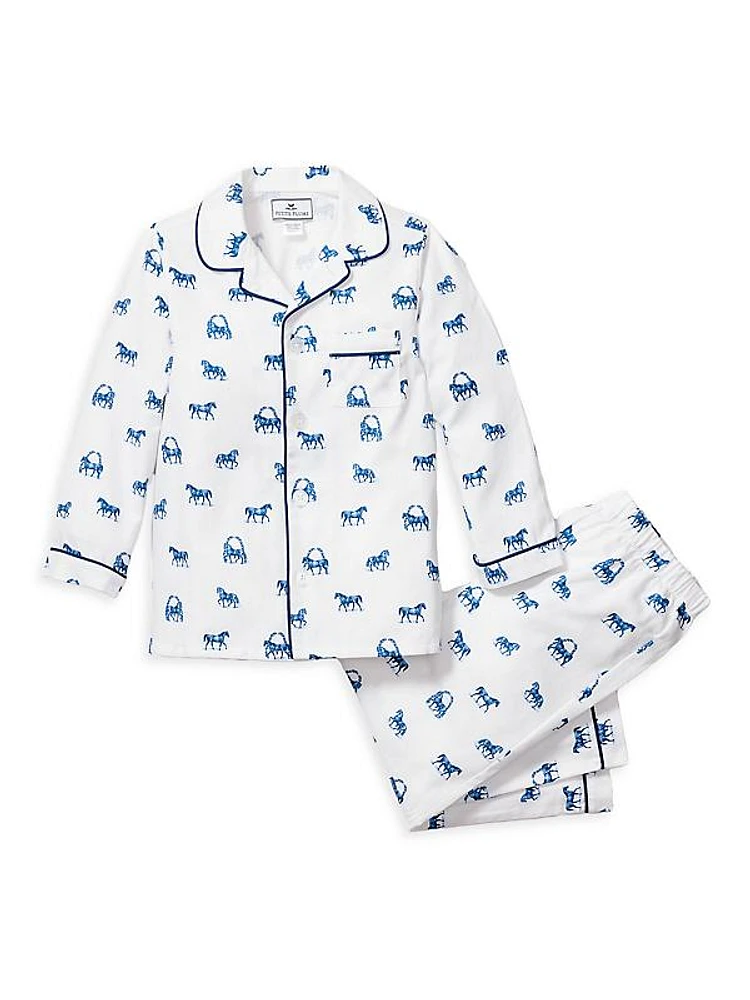 Little Kid's & Kid's The Equestrian Graphic Pajamas