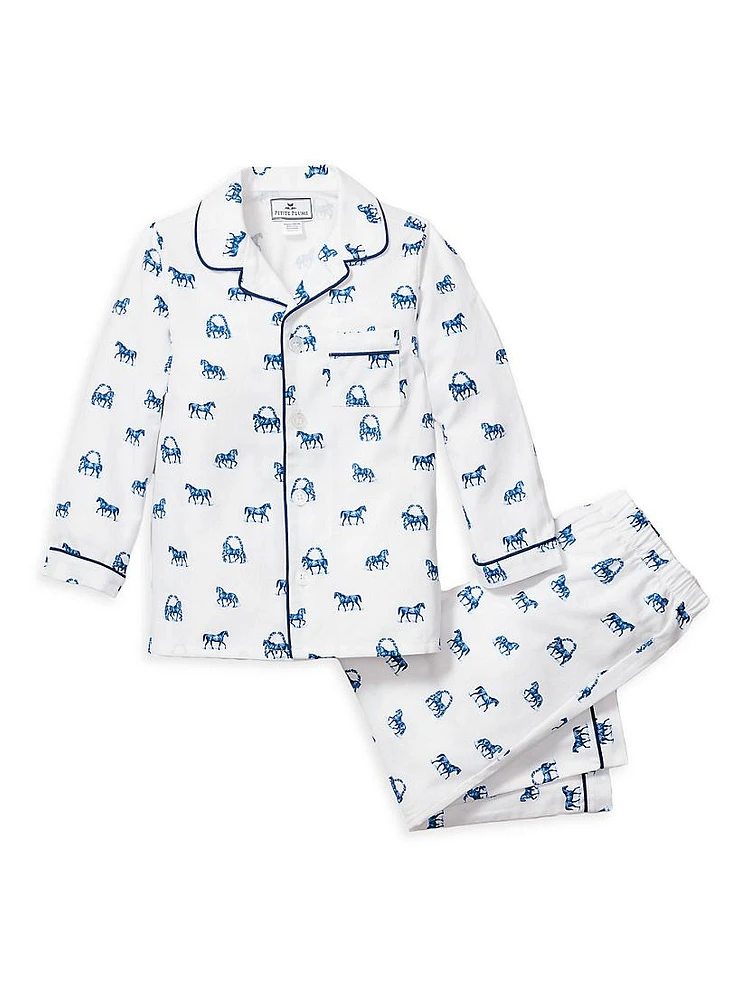 Little Kid's & The Equestrian Graphic Pajamas