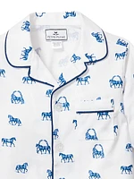 Little Kid's & Kid's The Equestrian Graphic Pajamas