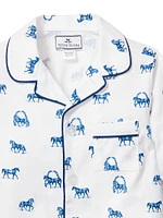 Little Kid's & The Equestrian Graphic Pajamas