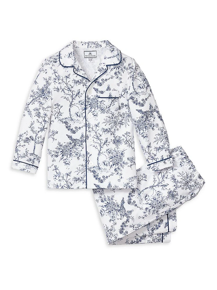 Little Kid's & Timeless Toile Floral Pajamas