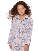 Little Kid's & Timeless Toile Floral Pajamas