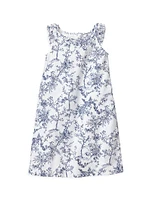 Little Girl's, & Girl's Timeless Toile Amelie Floral Nightgown