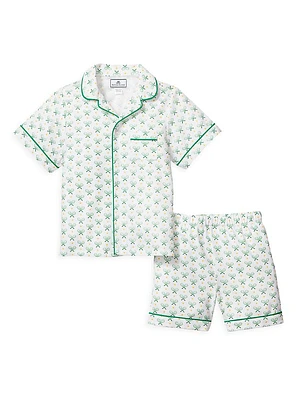 Little Boy's & Match Point Graphic Shirt Shorts Set