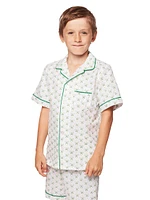 Little Boy's & Match Point Graphic Shirt Shorts Set