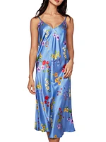 Floral Silk Cosette Nightgown