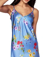 Floral Silk Cosette Nightgown