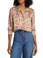 Crosby Floral Silk Blouse