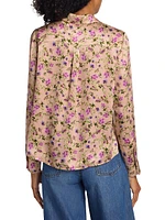 Crosby Floral Silk Blouse