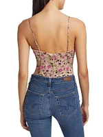 Tamara Floral Corset Bodysuit