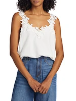 Chels Lace-Trimmed Cami