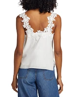 Chels Lace-Trimmed Cami