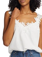 Chels Lace-Trimmed Cami