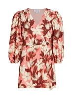 Nolita Floral Tie-Waist Minidress