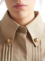 Cropped Poplin Jacket