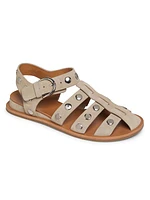 Beau Fisherman Suede Sandals