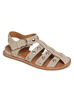 Beau Fisherman Suede Sandals