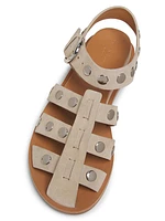 Beau Fisherman Suede Sandals