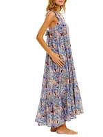 Summer Soirée Mika Calypso Cotton Maxi Dress