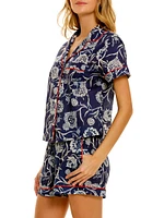 Summer Soirée Nina Claire 2-Piece Cotton Pajama Set