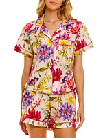 Summer Soirée Nina Wind 2-Piece Floral Pajama Set