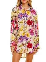 Summer Soirée Sissy Wind Floral Cotton Shirtdress